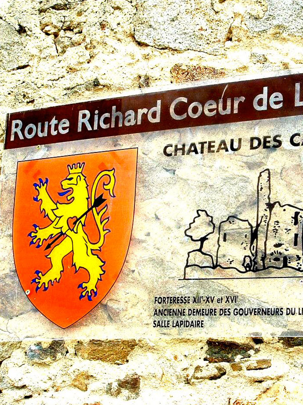 route de Richard coeur de Lion