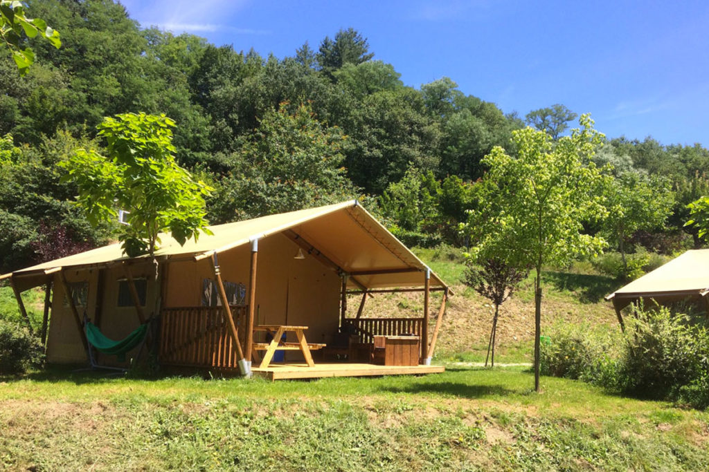 tente safari campin chatonnière