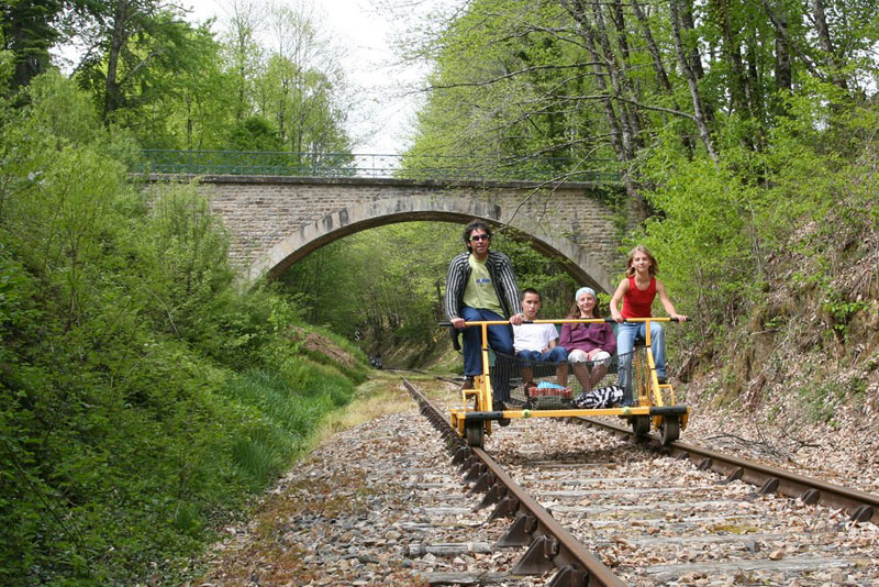 vélo rail de Bussière Galant