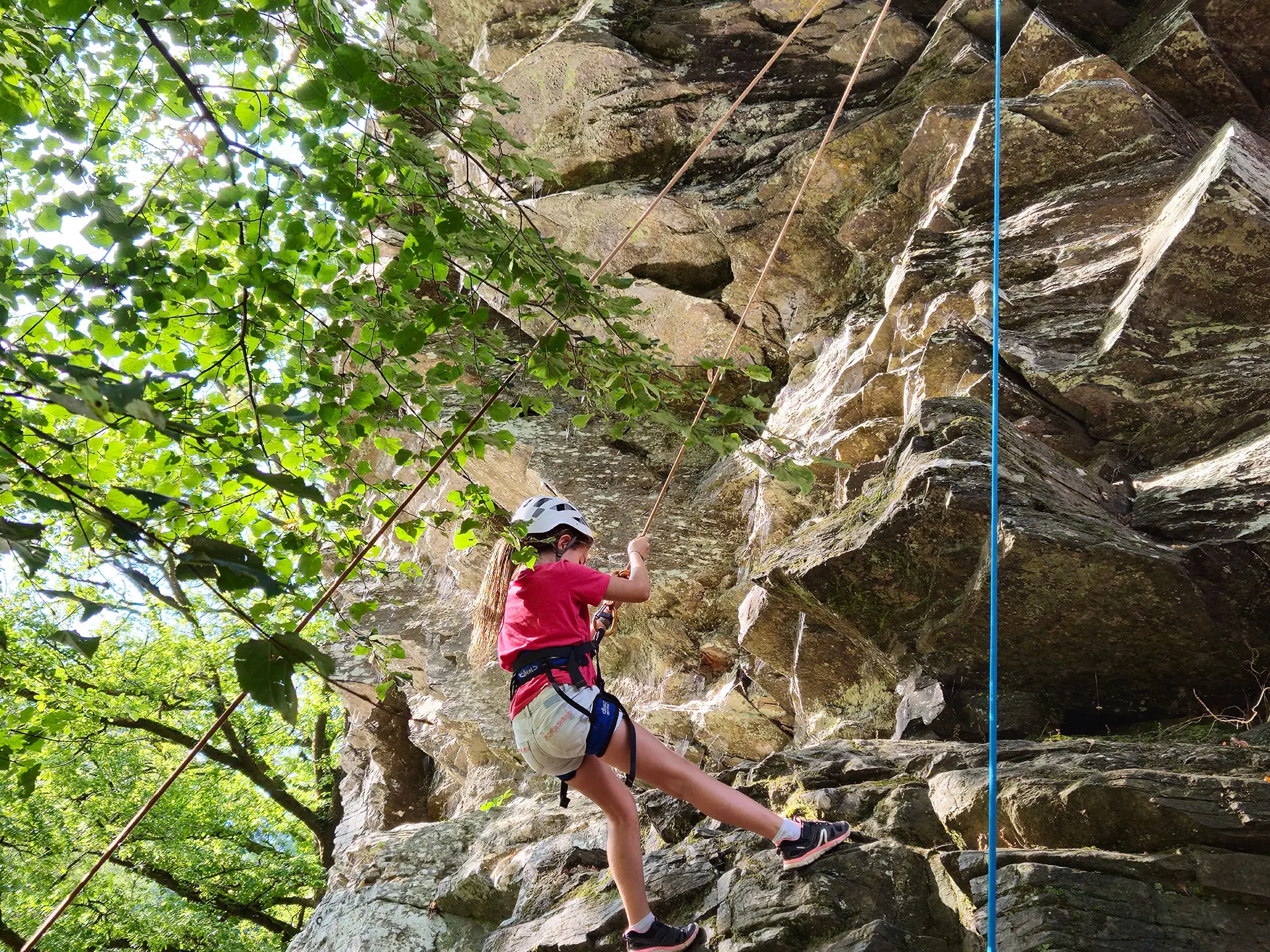 Escalade proche du camping