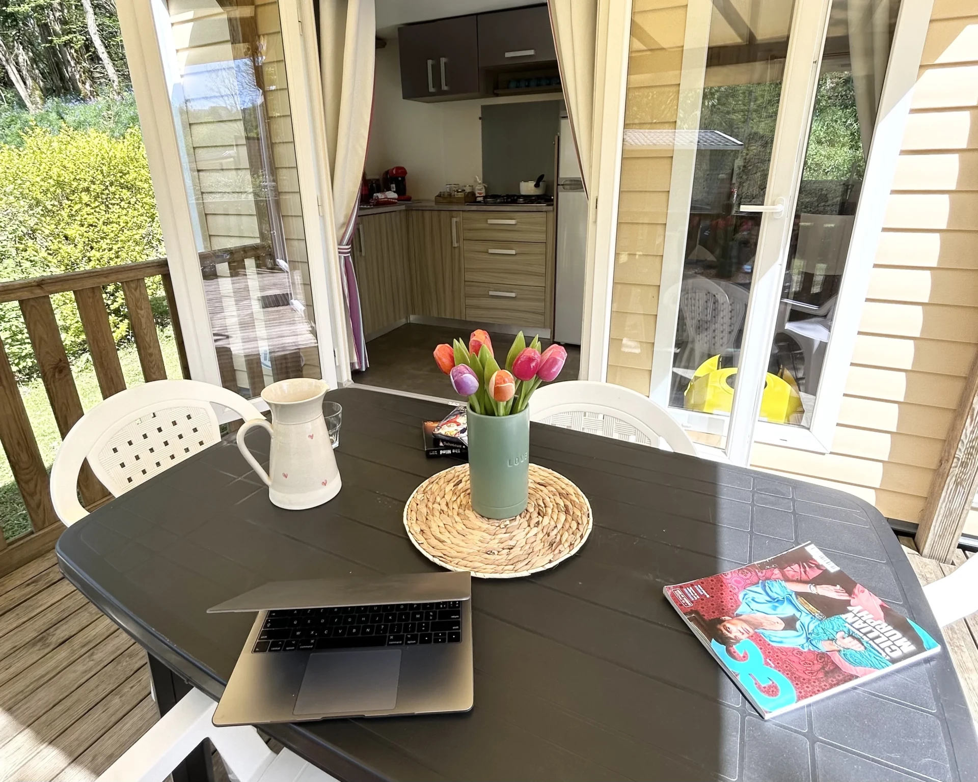 Location mobile home dans camping en Dordogne
