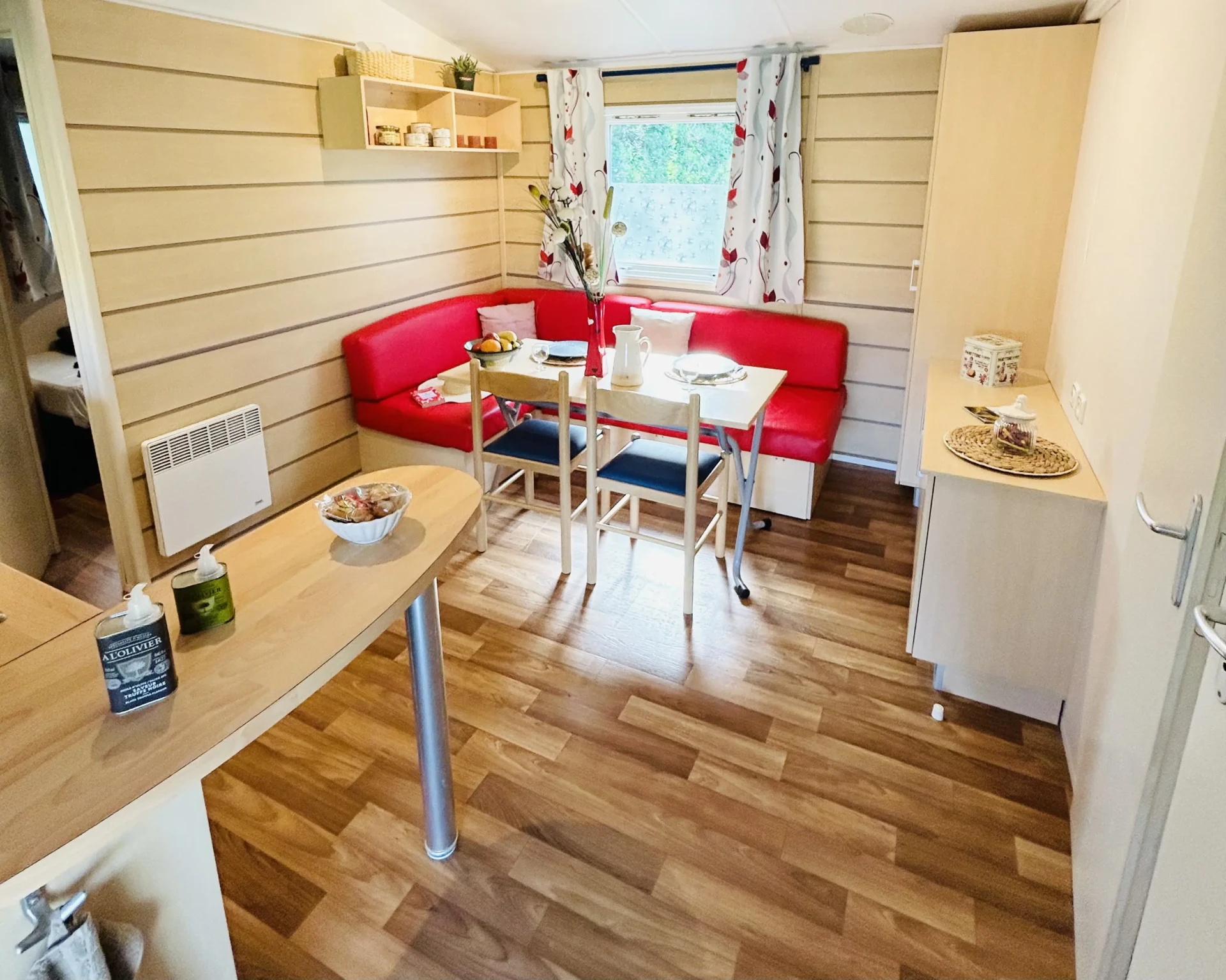 Pièce de vie, mobile home Super Merure