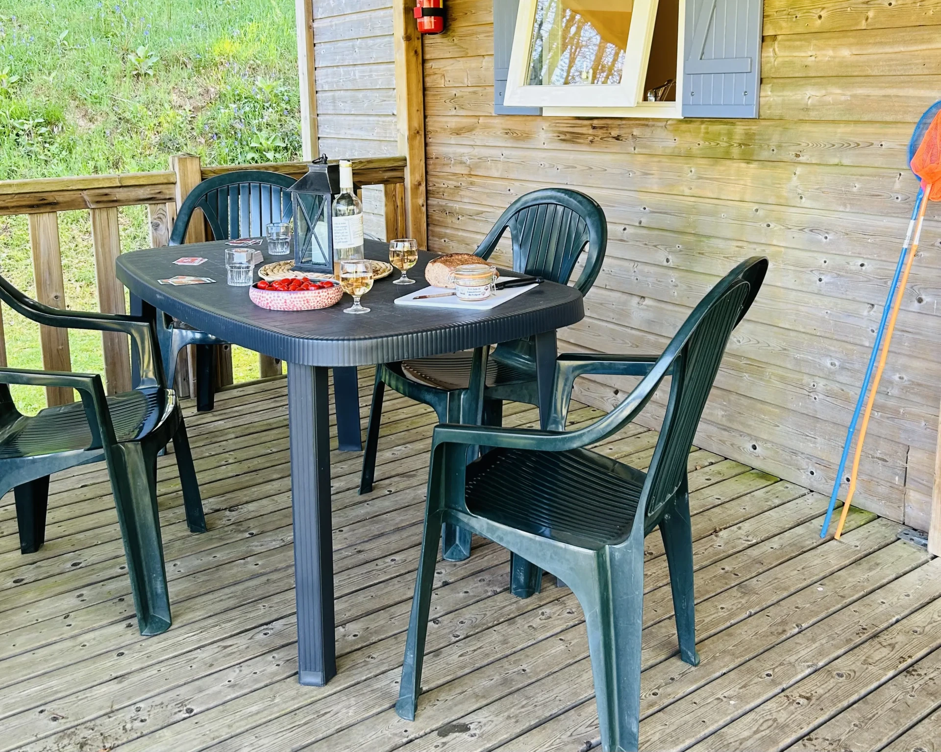 Terrasse, mobile home Super Mercure