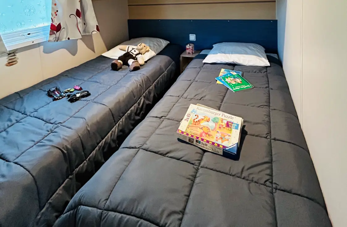 Chambre enfant, mobilhome, camping la Chatonnière